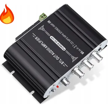 Hi-Fi Zesilovač Stereo Hi-Fi Zesilovač s Rádiem 80W - Pro Sloupové Reproduktory