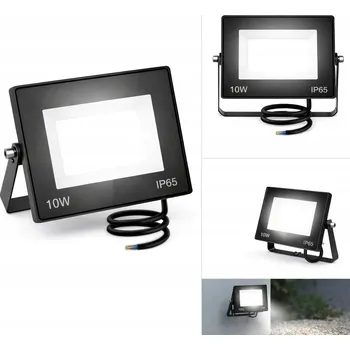 LED reflektor 10W IP66 zahradní venkovní garáž studené světlo 6000K