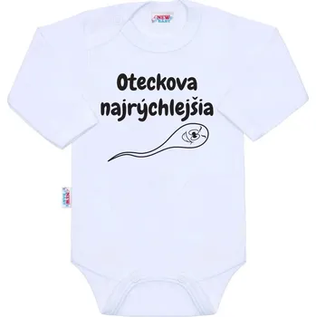Kojenecký body Body s potiskem New Baby Oteckova najrýchlejšia 86 (12-18m)