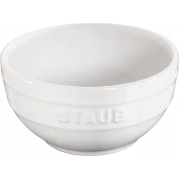 Staub Servírovací miska kulatá 12 cm, bílá Keramika smalt
