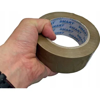 Balicí páska solventní hnědá velká role 132 metrů smart silné lepidlo 48 mm x 145 y