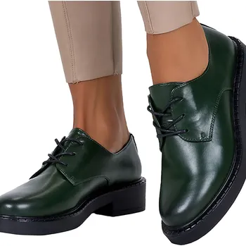 Dámské polobotky DÁMSKÉ POLOBOTKY ŠNĚROVACÍ NÍZKÉ BOTY S KOŽENOU STÉLKOU vel. 40