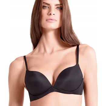 Podprsenka Podprsenka super push-up 70B černá bezešvá bez kostic Lormar