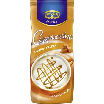 Káva Kruger káva cappuccino caramel-krokant karamel 500 g