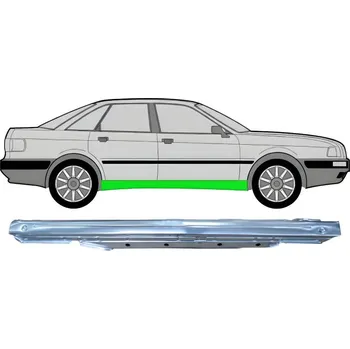 Prah karosérie Kompletní práh na Audi 80 B3 1986-1991 / Pravá