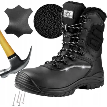 Pracovní obuv Pracovní obuv kotníková ART.MAS Pracovní boty S3S velikost 46