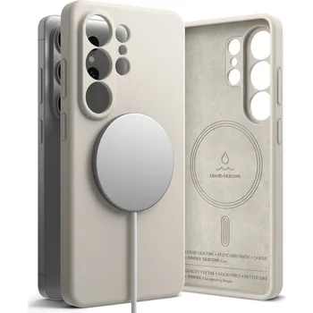 Telefonní příslušenství Kryt Ringke Silicone Magnetic Magsafe Samsung Galaxy S26 Ultra Stone