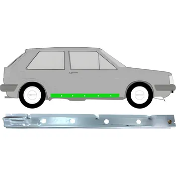 Prah karosérie Opravný plech prahu vnitřní / Pravá VW Golf II 82-92