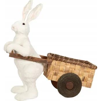 Velikonoční dekorace Velikonoční figurka plast zajíc 68 cm