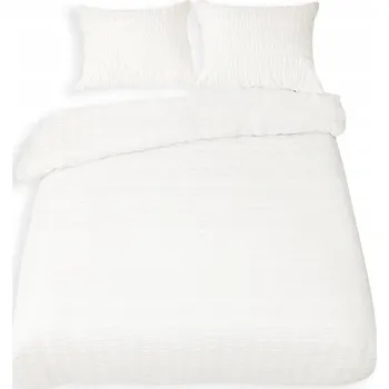Povlečení SATÉNOVÉ LOŽNÍ POVLEČENÍ S BAVLNA BAVLNĚNÝM SATÉNEM 200x220+2x70x80 MATEX BÍLÁ