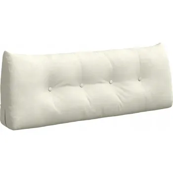Polštář Polštář na záda Krémová 120 x 24 x 50 cm samet
