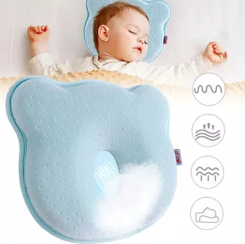 Polštář ORTOPEDICKÝ POLŠTÁŘ pro Miminka do Kočárku, Autosedačky – Prevence Ploché Hlavičky