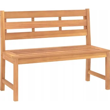 Zahradní lavice VidaXL Zahradní lavička, 114 cm, masivní teakové dřevo