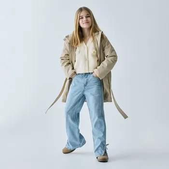 Reserved - Rovné džíny s mašličkami - modrá - 300HN-50J - 300HN-50J-158