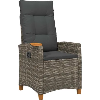 Křeslo Houpací křeslo s odkládacím stolkem 62 x 64 x 112 cm polyratan