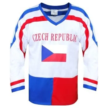 Sport Hokejový dres ČR 7, bílý, vel. XL