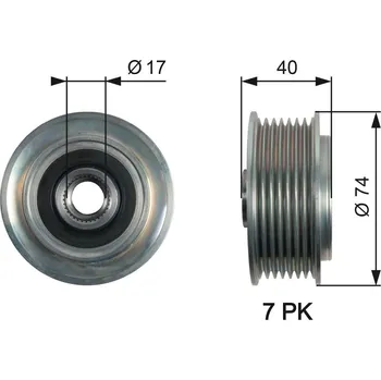 Předstihová spojka GATES OAP7159