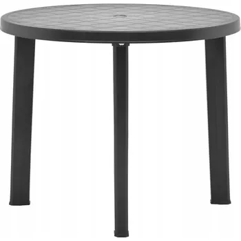 Zahradní stůl Stůl VidaXL plast kulatý 89 x 89 x 72 cm