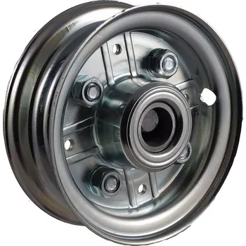 Plechové kolo Disk kola samostatný plechový půlený 180-200 GL pozink. na kuličkové ložisko -17mm 10700710