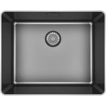 Nerezový dřez Dřez do roviny Solido CAPP SR50R20GM Slim Frame, nerez, antracit