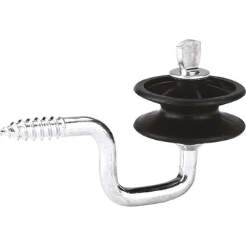 KERBL 44330 rohový izolátor pro elektrický ohradník, s vrutem, Ø 7 mm