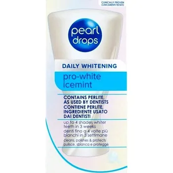 Dentální hygiena Pearl Drops Pro-White Ice Mint Zubní pasta UK