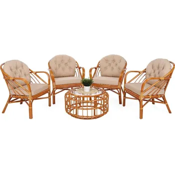 Zahradní sestava Zahradní sedací souprava 5 ks