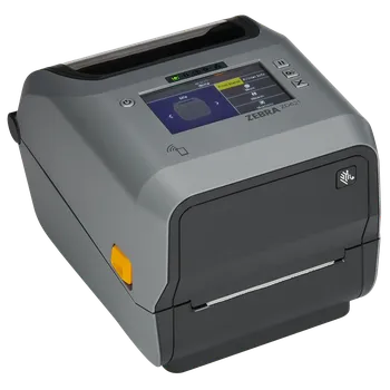Tiskárna štítků Zebra ZD621 ZD6A142-32ER02EZ tiskárna štítků, 8 dots/mm (203 dpi), cutter, disp. (colour), RTC, USB, USB Host, RS232, BT, Ethernet, Wi-Fi, kit (USB), grey