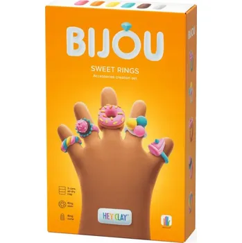 Modelovací hmota Hey Clay Modelovací Hmota Sada Bijou Bižuterie Sladkosti Prstýnky
