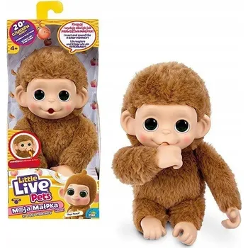 plyšák COBI LITTLE LIVE PETS MOJE OPICE PEPI PEACH hračka interaktivní +4 roky