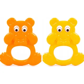 Chrastítko pro miminka "Medvídek" - senzorická hračka 0+ v blistru