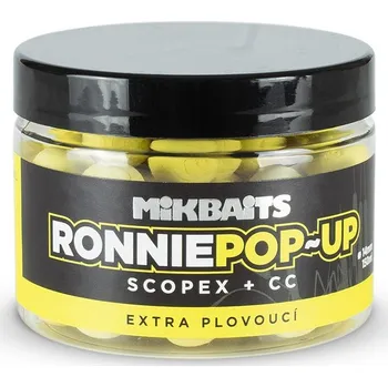 Boilies Mikbaits boilies Ronnie pop-up 150ml - Scopex + CC Průměr nástrahy: 16mm