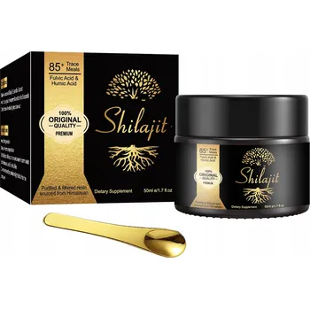 Vrták Čistý himálajský Shilajit, Extra silná kyselina fulvová, více než 85 minerálů