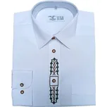 Luko Myslivecká košile bílá - výšivka - dlouhý rukáv - Velikost 38