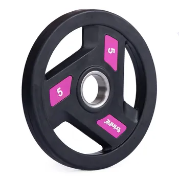 Olympijský kotouč TRINFIT TRI-GRIP pogumovaný 5 kg