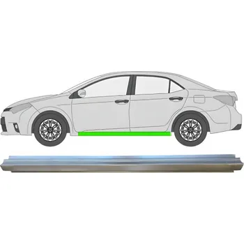 Prah karosérie Opravný plech prahu na Toyota Corolla 2013-2019 / Pravá