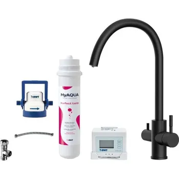 kielle Wimeo Dřezová baterie včetně filtrace, matná černá