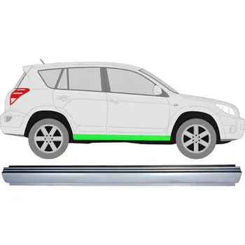 Prah karosérie Opravný plech prahu na Toyota Rav4 2006-2013 / Levá = Pravá (symetrická)