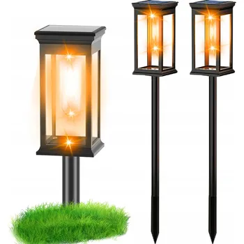Venkovní osvětlení 2 ks Solární lampy pro venkovní zahrady Vodotěsnost IP65