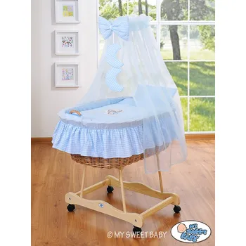 Dětsný nábytek Koš na miminko s nebesy My Sweet Baby - DOBROU NOC > varianta 99690e-807 2026