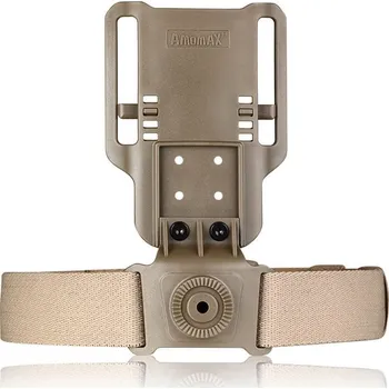 Závěs opaskový snížený pro pouzdra AMOMAX FLAT DARK EARTH