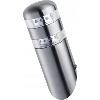 Venkovní osvětlení Venkovní nástěnné svítidlo Kaja stříbrné s integrovaným LED zdrojem 10 W