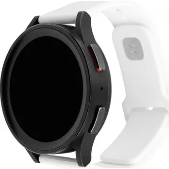 Řemínek na hodinky Set silikonových řemínků FIXED Silicone Sporty Strap s Quick Release 22mm pro smartwatch, bílý