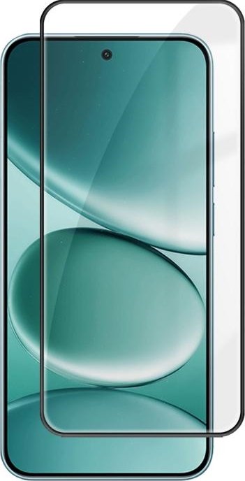 Ochranné sklo pro Xiaomi Redmi Note 15 Pro+ - Černé, zaoblené