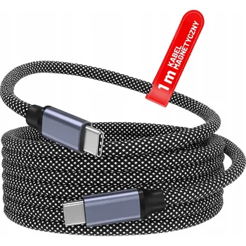 Datový kabel Kabel Alogy USB typ C - USB typ C 1 m šedý