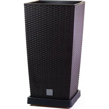 Květináč Vysoký ratanový květináč DRTS325 49l + vnitřní vložka