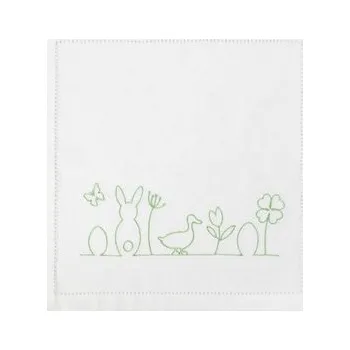 Stolování Velikonoční ubrousek s vyšívaným vzorem | ENIS | 40x40 cm | 882383