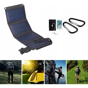 IP kamera SOLÁRNÍ NABÍJEČKA NA TELEFON 20W USB IP65 SKLÁDACÍ PANEL