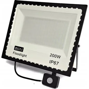 LED reflektor 200W s venkovním senzorem pohybu soumraku HALOGEN 6000K