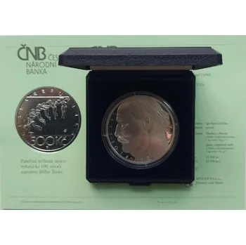 Česká mincovna 500 Kč 2012 100. výročí narození Jiřího Trnky Proof, pamětní stříbrná mince